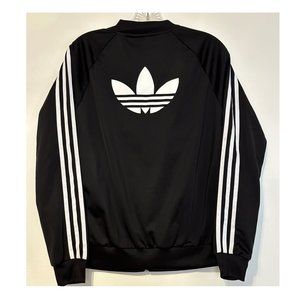adidas zip front Jacket zippered pockets Supergirl track jacket